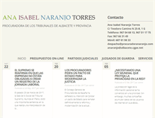 Tablet Screenshot of procuradoranaranjo.com